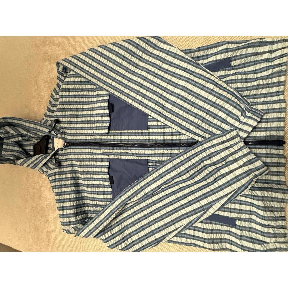 Assembly Men's Striped Hooded Jacket Medium